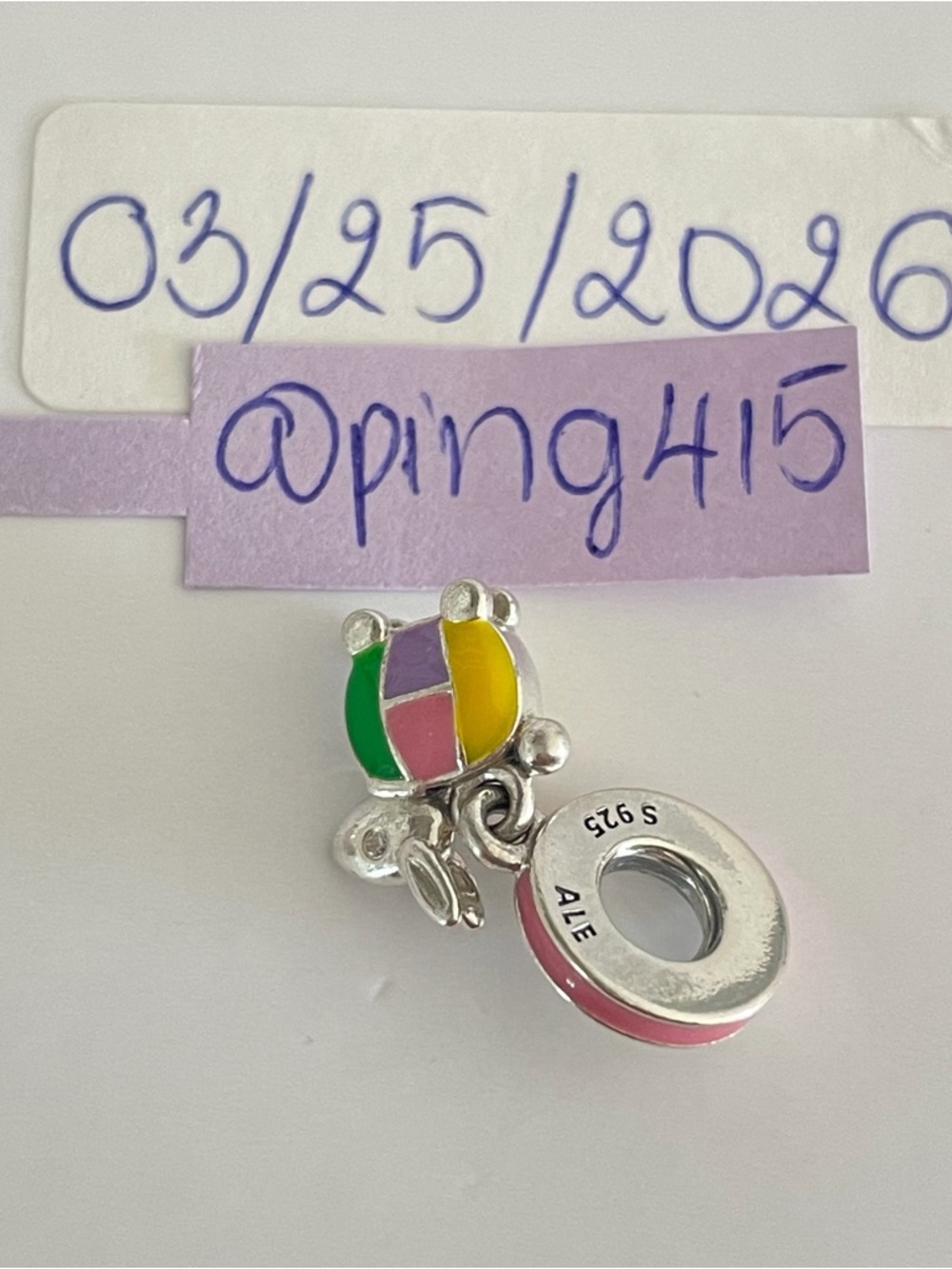 Pandora Mix Lantern Rabbit dangle - Picture 6 of 8